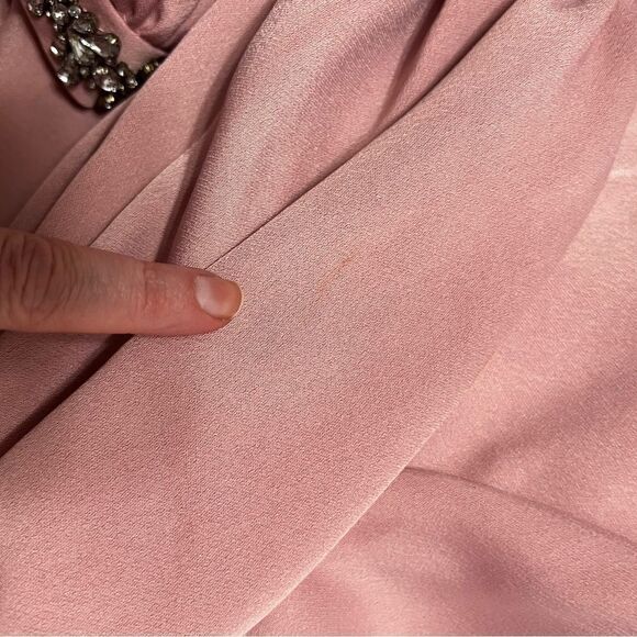 TED BAKER JOELE EMBELLISHED CUFF
SHIFT DUSTY ROSE DRESS 2 / us 6 - Picture 13 of 16